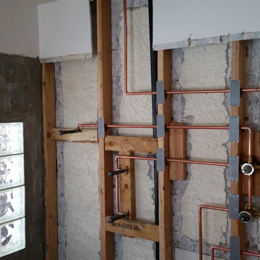 Copper pipe installation for Repiping in Bellmead